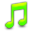 Music Green icon